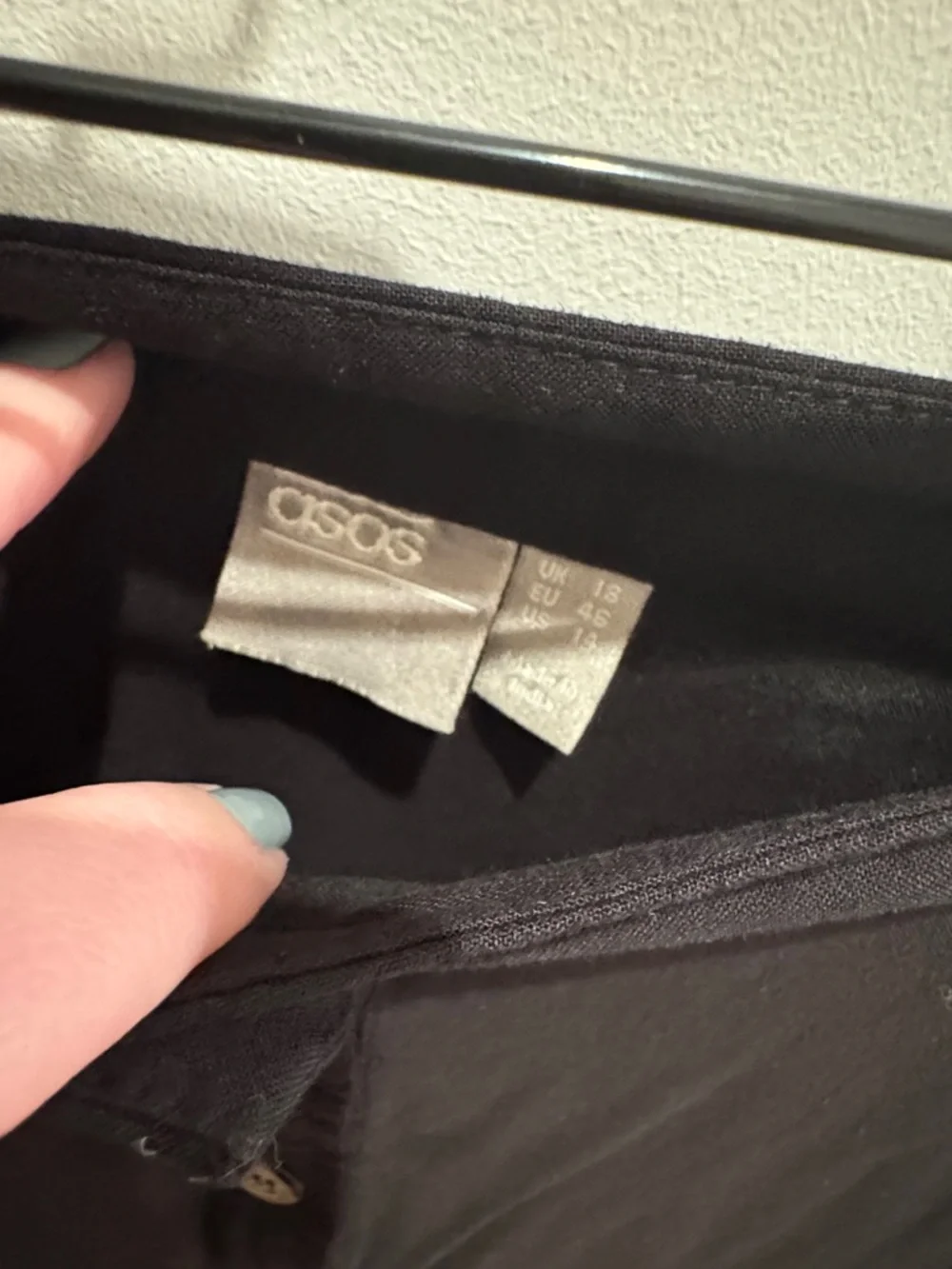 ASOS Black Button-Front Maxi Skirt - Picture 2 of 3